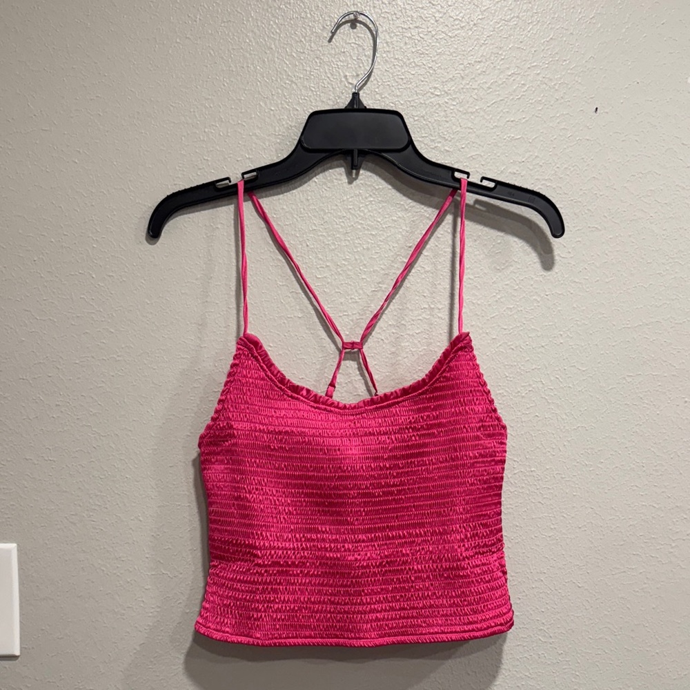 Free People Fuchsia Strappy Camisole